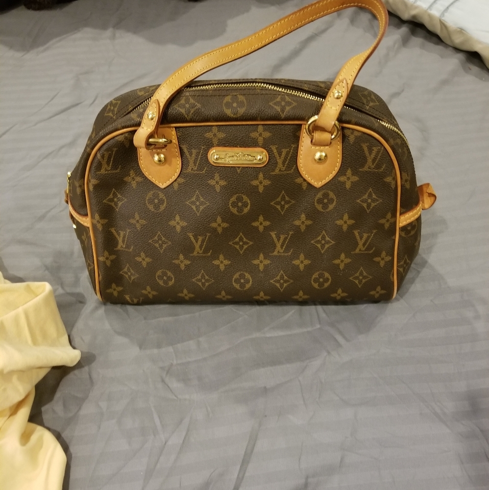 Louis Vuitton Satchel Montorguiel bag